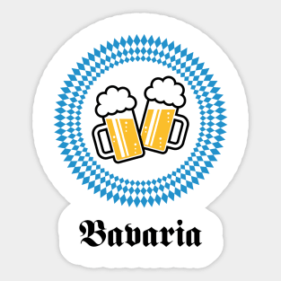 BAVARIA 2 BEER (MUNICH GERMANY) Sticker